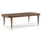 Sophia French Lisse Wood Extendable Dining Table - 77-121&quot;W