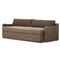 Aurelia Broadway Coffee Linen Sofa - 96&quot;W