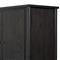 Bari Cracked Smoked Black Oak Bar Cabinet