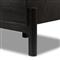 Rissa Mid Century Modern Black Acacia Wood Media Console