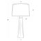 Concrete Modern Classic Concrete Brass Wrench Table Lamp