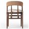 Tanner Rustic Lodge Cream Performance Brown Wood Dining Side Chair