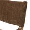 Odelia Modern Classic Brown Velvet Wood Dining Arm Chair