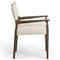 Odelia Modern Classic Cream Performance Wood Dining Arm Chair