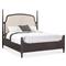 Allura French Country Beige Performance Black Oak Poster Bed - King
