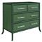 Worlds Away Beckett Modern Classic Green Bamboo Grasscloth Chest