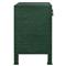 Worlds Away Malcolm Modern Classic Green Grasscloth Side Table