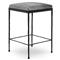 Geraldine Industrial Loft Grey Hair On Hide Iron Spindle Backless Counter Stool