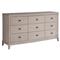Chelle French Country Brown Oak Dresser