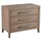 Greig Modern Classic Grey Oak Wood Nightstand