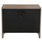 Greig Modern Classic Grey Oak Wood Nightstand