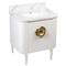 Sazana Modern Classic Carrara Marble White Oak Vanity Sink - 30&quot;