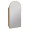 Alaina Modern Classic Gold Arched Medicine Cabinet Mirror
