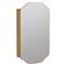 Amy Hollywood Regency Gold Medicine Cabinet Mirror