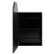 Serene Hollywood Regency Black Medicine Cabinet Mirror