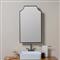 Serene Hollywood Regency Black Medicine Cabinet Mirror