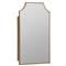 Serene Hollywood Regency Gold Medicine Cabinet Mirror