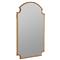 Teagan Hollywood Regency Gold Leaf Arched Wall Mirror