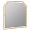 Amy Hollywood Regency Gold Mantle Wall Mirror