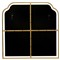 Amy Hollywood Regency Gold Mantle Wall Mirror