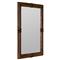 Julia Rustic Lodge Walnut Wood Rectangular Wall Mirror
