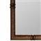 Julia Rustic Lodge Walnut Wood Rectangular Wall Mirror