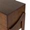 Hadley Rustic Lodge Brown Wood Nightstand