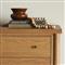 Chris Rustic Lodge Brown Oak Double Dresser