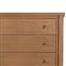 Chris Rustic Lodge Brown Oak Double Dresser