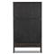 Harriet Rustic Lodge Dark Brown Oak Cabinet
