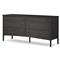 Adelaide Rustic Lodge Smoked Black Oak Double Dresser