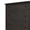 Adelaide Rustic Lodge Smoked Black Oak Double Dresser