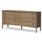 Adelaide Rustic Lodge Brown Aged Oak Double Dresser