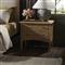 Adelaide Rustic Lodge Brown Aged Oak Nightstand