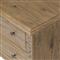 Adelaide Rustic Lodge Brown Aged Oak Nightstand