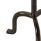 Leyla French Country Dark Brass Cast Iron Drink Side Table