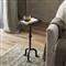 Leyla French Country Black Cast Iron Drink Side Table