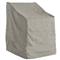 Branson Modern Classic Grey Weatherproof Outdoor Dining Chair Cover - 22&quot;