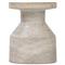 Oberlin Modern Classic Beige Concrete Outdoor End Table