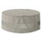 Branson Modern Grey Weatherproof Outdoor Round Coffee Table  Cover - 37&quot;