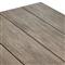 Jonathan Rustic Lodge Grey Teak Outdoor Dining Table - 110&quot;
