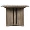 Jonathan Rustic Lodge Grey Teak Outdoor Dining Table - 110&quot;