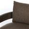 Aviel Rustic Lodge Brown Upholstered Teak Outdoor Sofa - 96&quot;