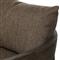 Aviel Rustic Lodge Brown Upholstered Teak Outdoor Sofa - 96&quot;