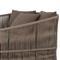 Porter Coastal Brown Upholstered Bronze Aluminum Woven Rope Outdoor Daybed