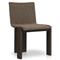Ursula Coastal Beach Brown Woven Hyacinth Outdoor Dining Chair