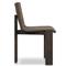 Ursula Coastal Beach Brown Woven Hyacinth Outdoor Dining Chair