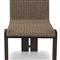 Ursula Coastal Beach Brown Woven Hyacinth Outdoor Dining Chair