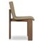 Ursula Coastal Beach Beige Woven Hyacinth Outdoor Dining Chair