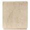 Orkins Modern Classic Cream Marble Square Block Outdoor End Table